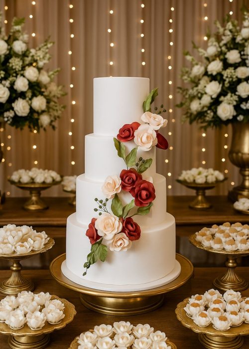 Bolo cenografico Casamento